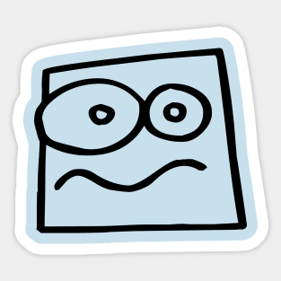 Square heads – Moods  23 Sticker